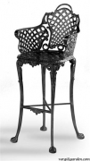 Basketweave Bar Stool