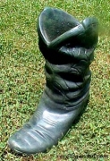 Wrinkled Boot Statue
