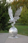 Eagle on Ball
