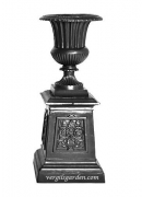 Fluted Urn on Victorian Base (Large)